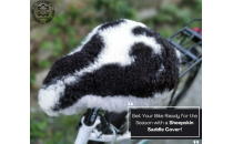 De lente komt eraan – Maak je fiets klaar voor het seizoen met een schapenvacht zadelhoes!